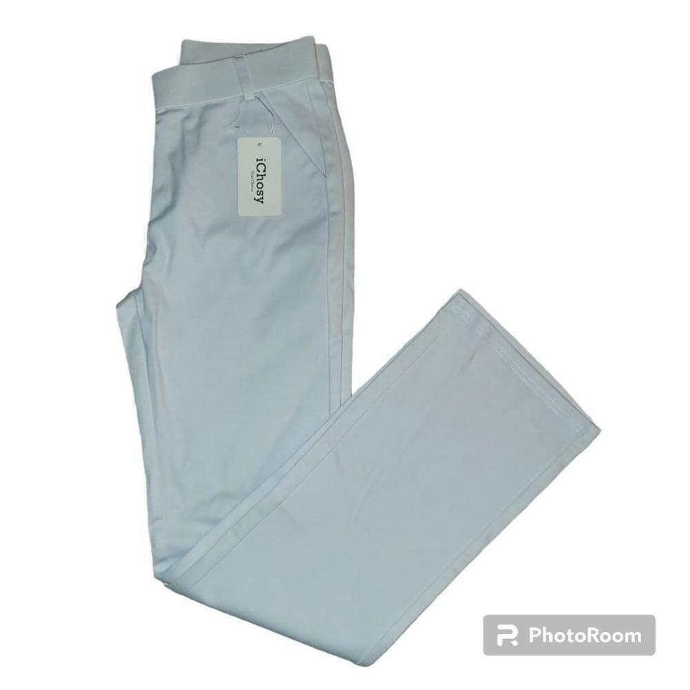Women's iChoosy White Pull-on Bootcut Pants Size 6 - Picture 2 of 5